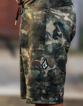 Lido Solid Mod 20 Boardshort - Covert Green